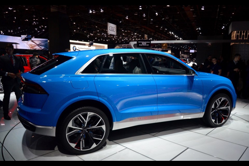 Audi Q8 concept, a new rival to the BMW X6 