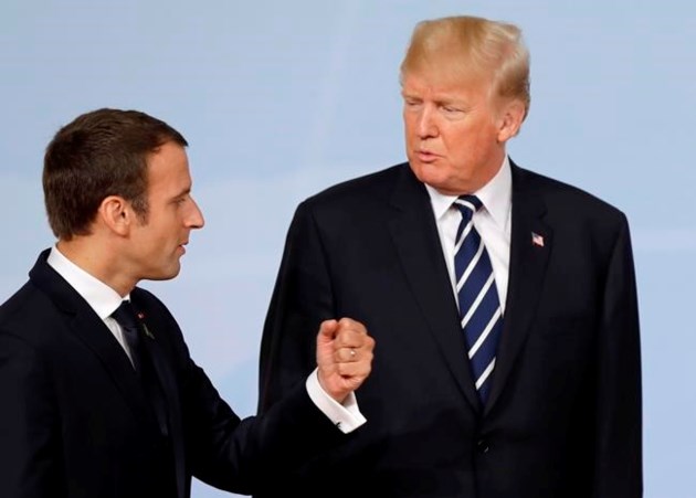 Trump, France's Macron to discuss Syria and terrorism during Paris visit