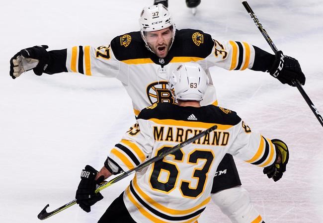 Pain-free Brad Marchand reports improved range in his skating after