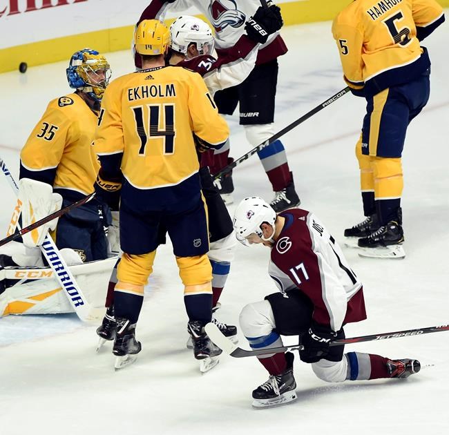 MacKinnon's 2 goals lead Avalanche past Predators 3-2 - Barrie News