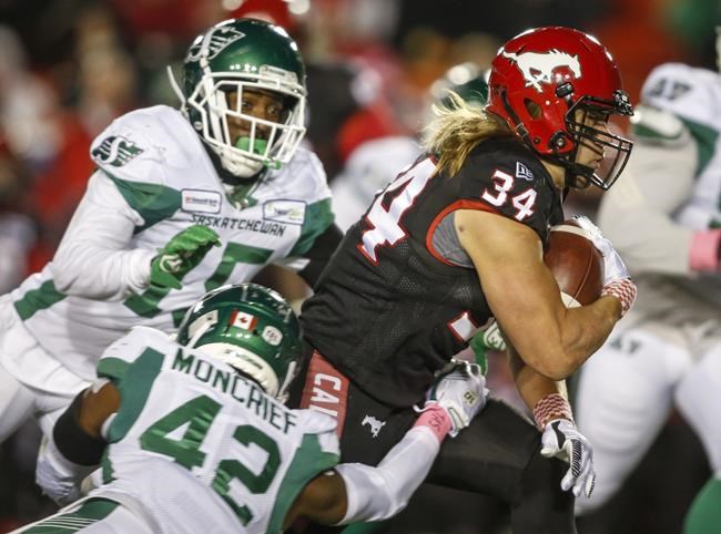 Calgary Stampeders look to get ground game going for CFL playoffs 