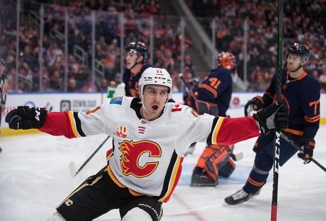 Andersson and Mangiapane Score Big in Flames 9-6 Win Over Oilers in Game 1  (Video Highlights)