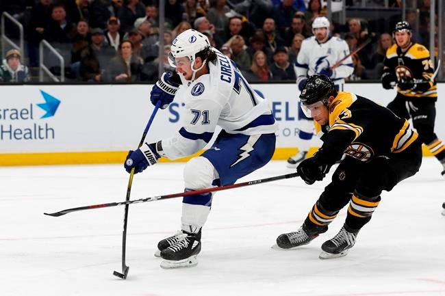 Cirelli, Sergachev Help Lightning Beat Bruins 5-3 - Elliot Lake News