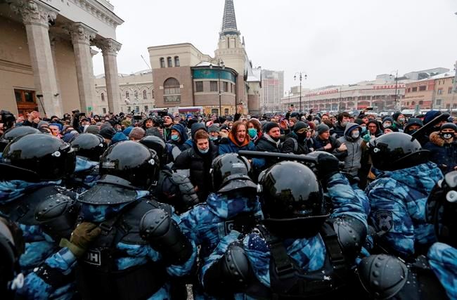 Russia arrests nearly 5,000 at wide protests backing Navalny - New West  Record