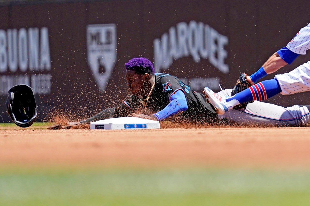 Duvall hits 2 HRs again as Marlins pound Cubs 11-1