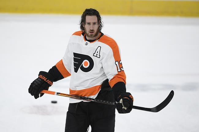 Playing for Jimmy: Grieving Hayes suits up for Flyers season