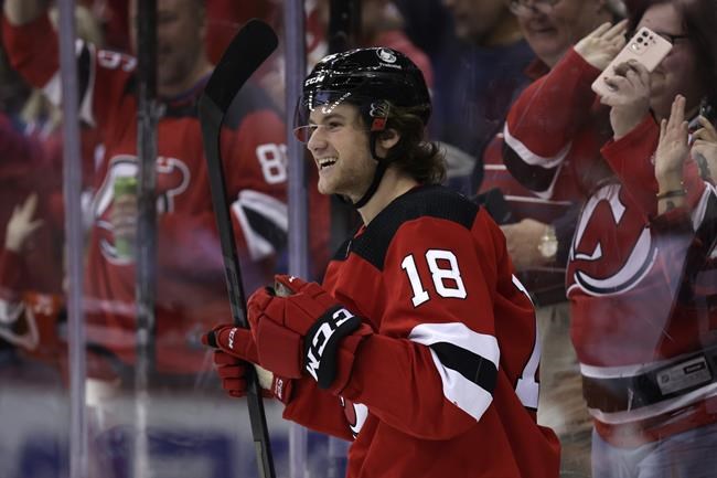 Jack Hughes' three-point night leads Devils over Canadiens 4-2 in