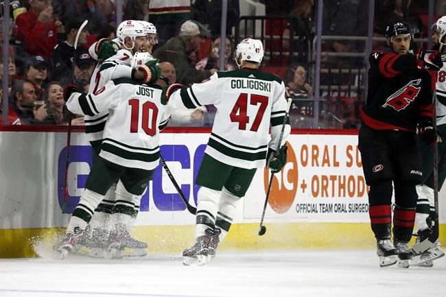 Wild beat Jets to extend points streak, but Kaprizov exits early