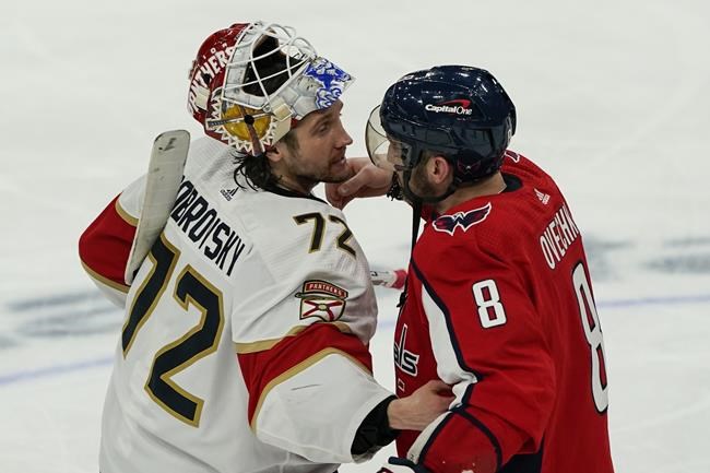 Panthers beat Caps in OT, win series for 1st time since '96