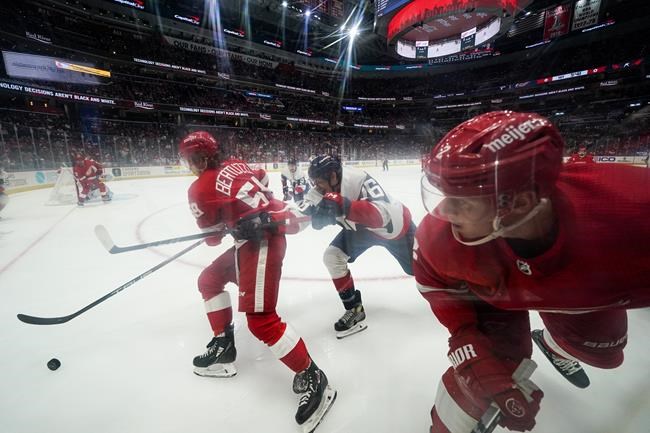 Red Wings put captain Dylan Larkin on IR after cross-check that knocked him  unconscious, National Sports