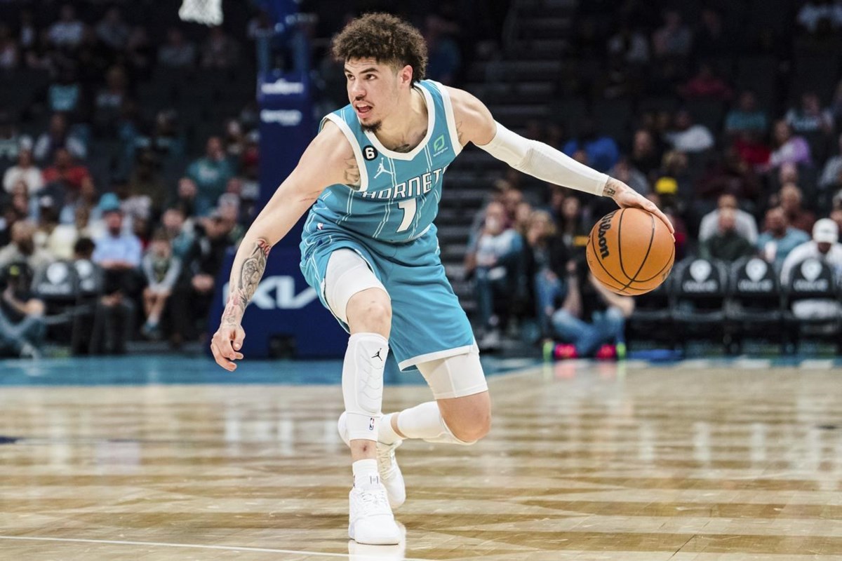 LaMelo Ball injures ankle again in Hornets' victory over Rockets -  Salisbury Post