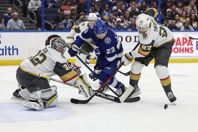 Martinez scores in Golden Knights debut 