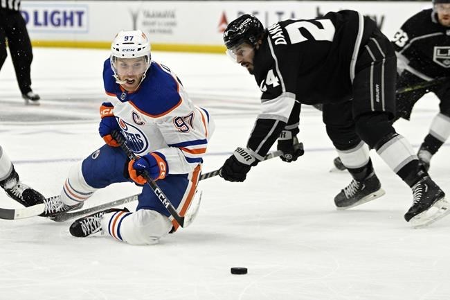 Oilers' Draisaitl take part in warm-ups before Game 7 against