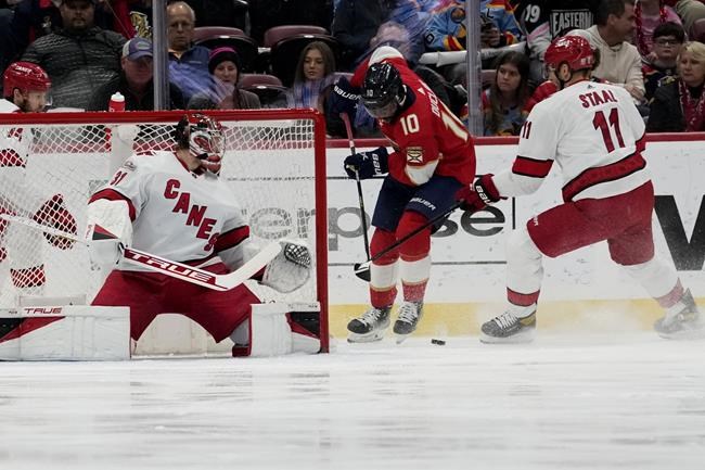 NHL: Carolina Hurricanes beat Florida Panthers 6-4 to win