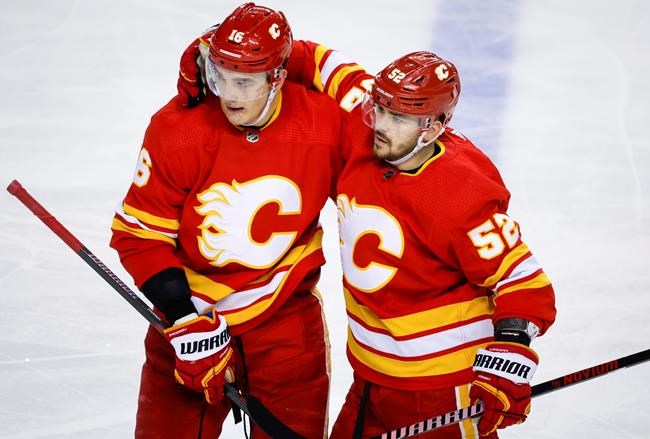 Calgary Flames' Mikael Backlund gets a head start on return in
