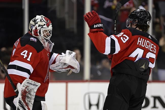 Devils' Luke Hughes to make Stanley Cup playoffs debut vs