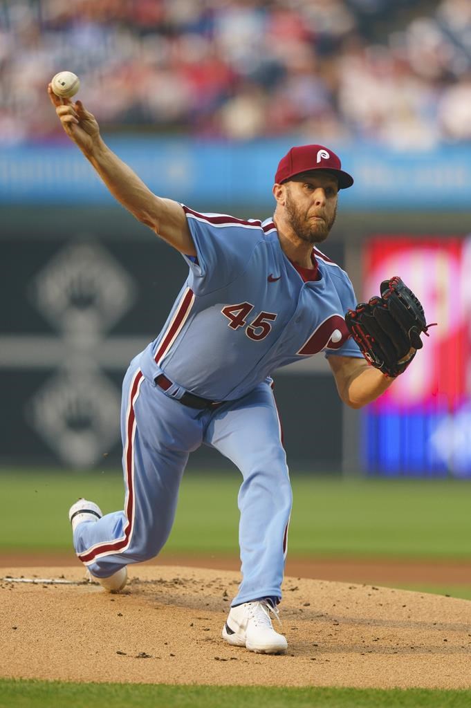 Wheeler's no-hit bid for Phillies broken up in 8th on Nevin's one