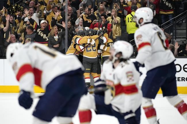 What happens in Vegas  is a Stanley Cup, as the Golden Knights win the  NHL title