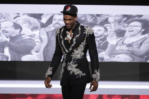 Kansas native's dazzling NBA draft coat a nod to home state