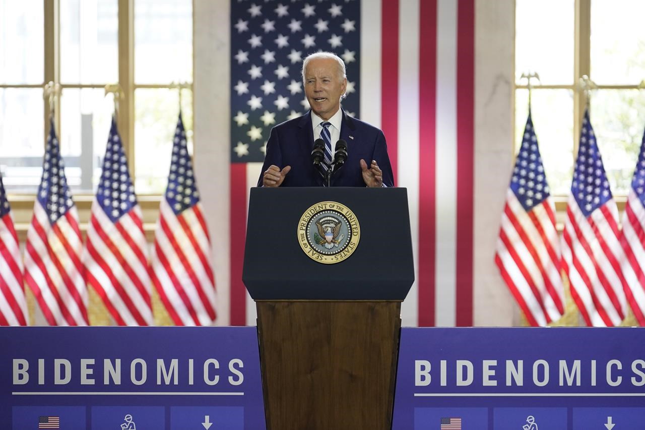 After touting stock market, Trump claims record high under Biden