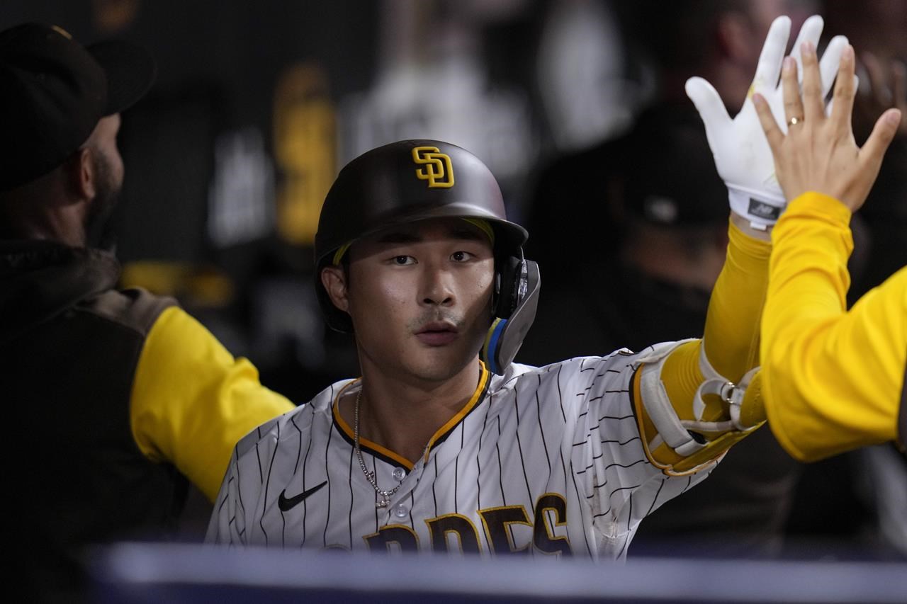 What happened to Ha-Seong Kim? Padres infielder exits game vs Nationals  early