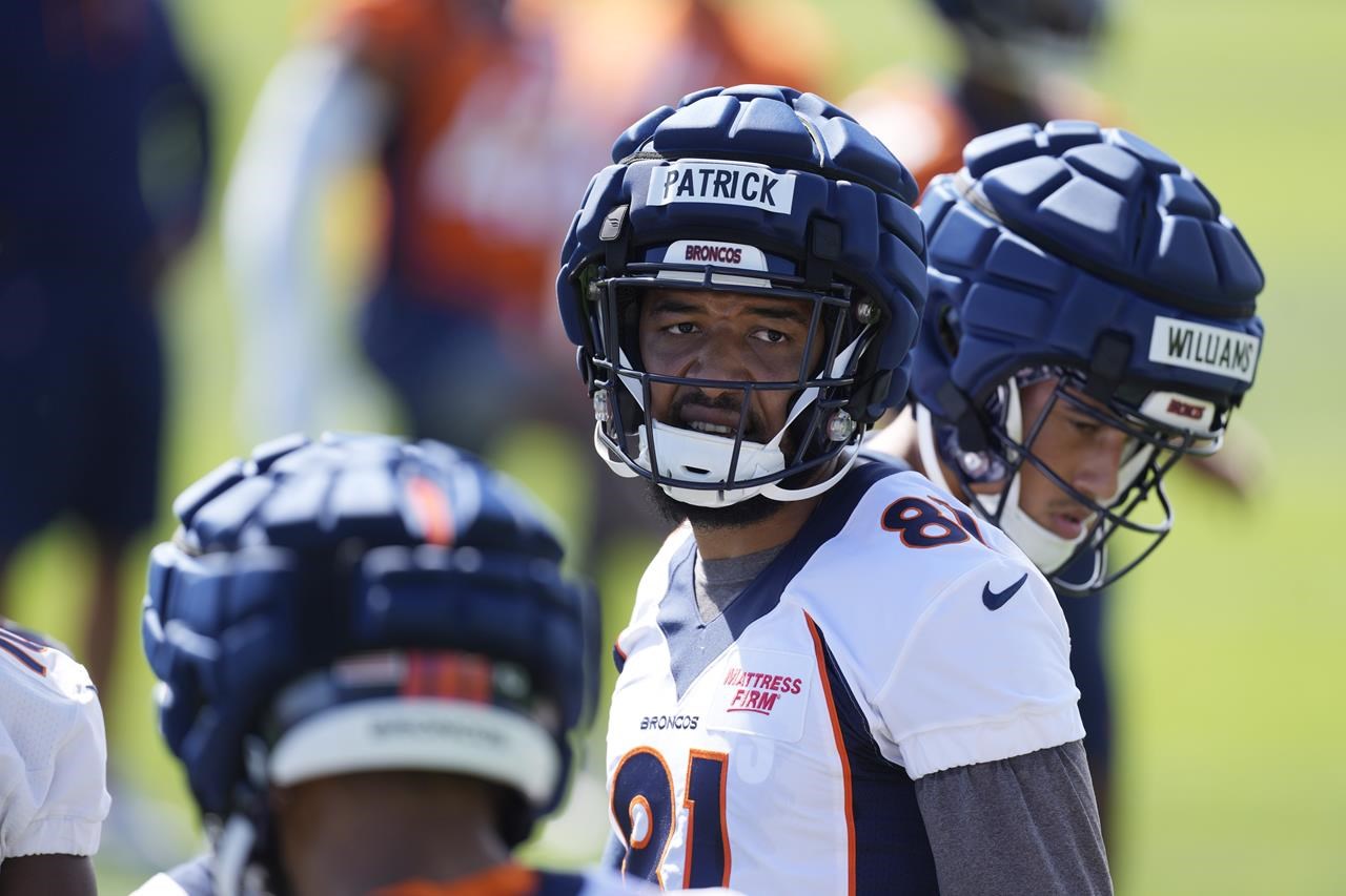 Broncos WR Tim Patrick injures left Achilles after missing last year with  torn right ACL