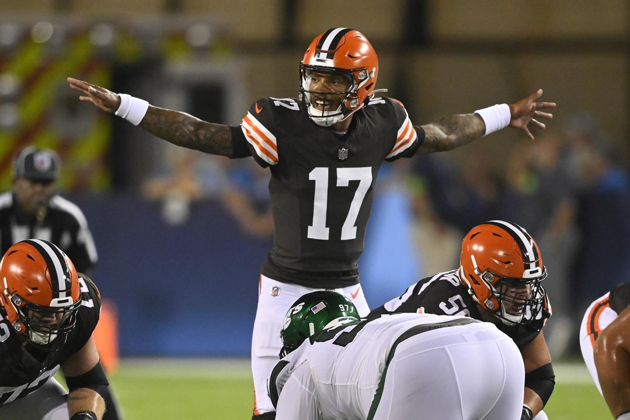 Browns top Jets 21-16 in Hall of Fame game