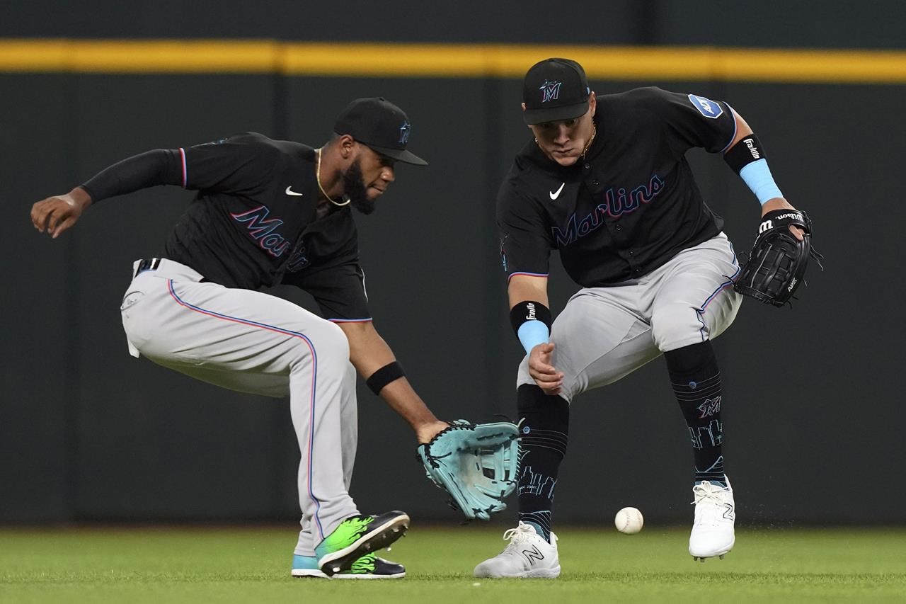 Garcia hits 2 HRs, Montgomery wins debut as Rangers beat Marlins