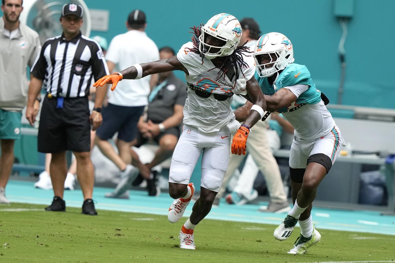 Why did the Miami Dolphins suddenly cancel their joint practice