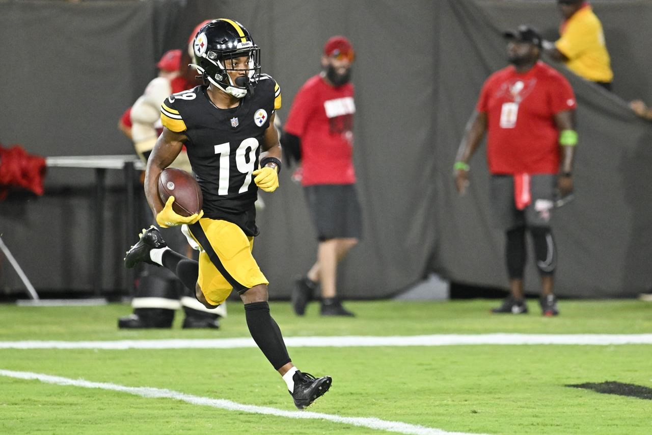 Steelers WR Calvin Austin is making up for lost time after missing his  rookie season to injury, News