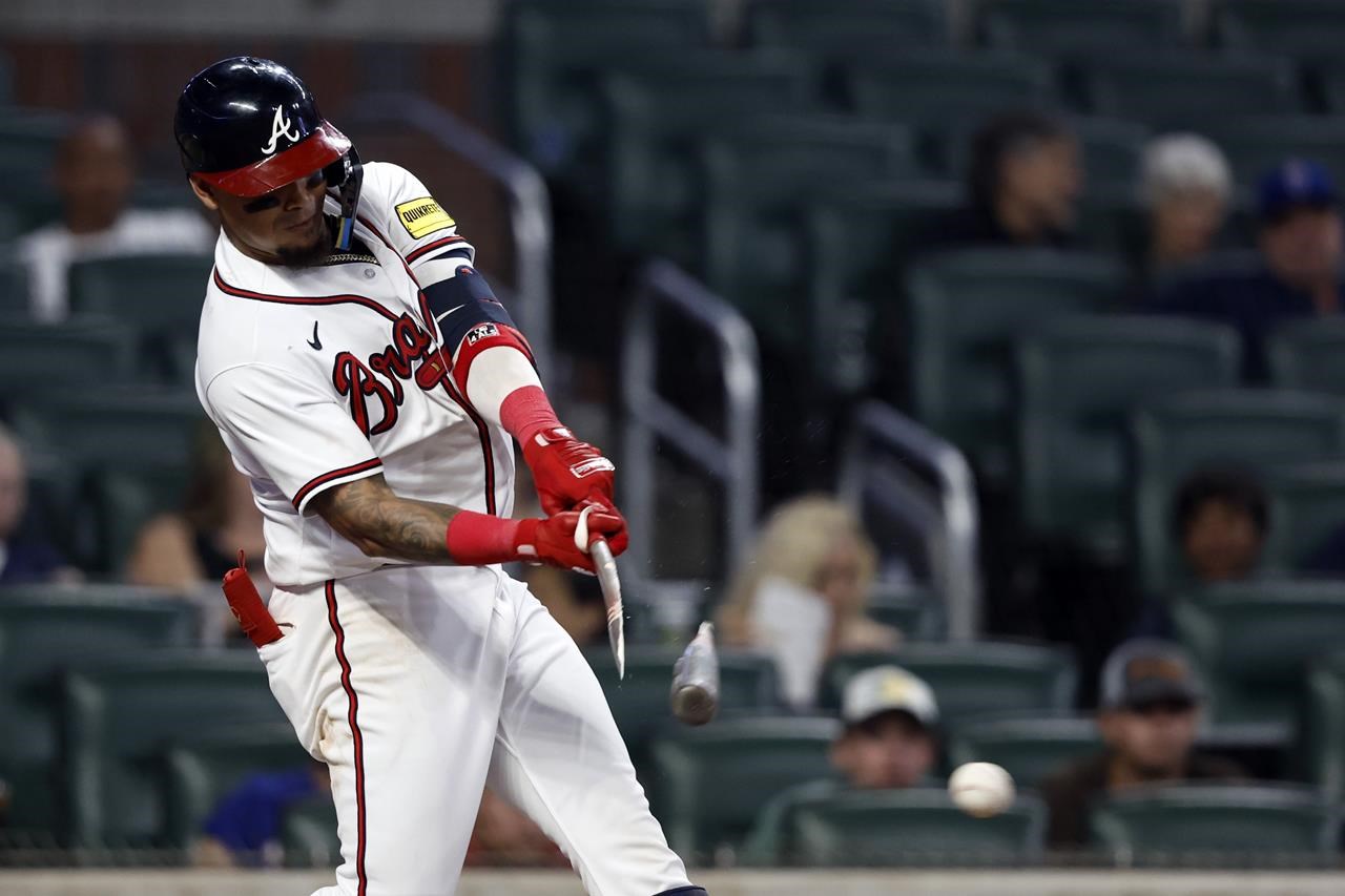 Ronald Acuña Jr., Eddie Rosario homer, majors-leading Braves beat