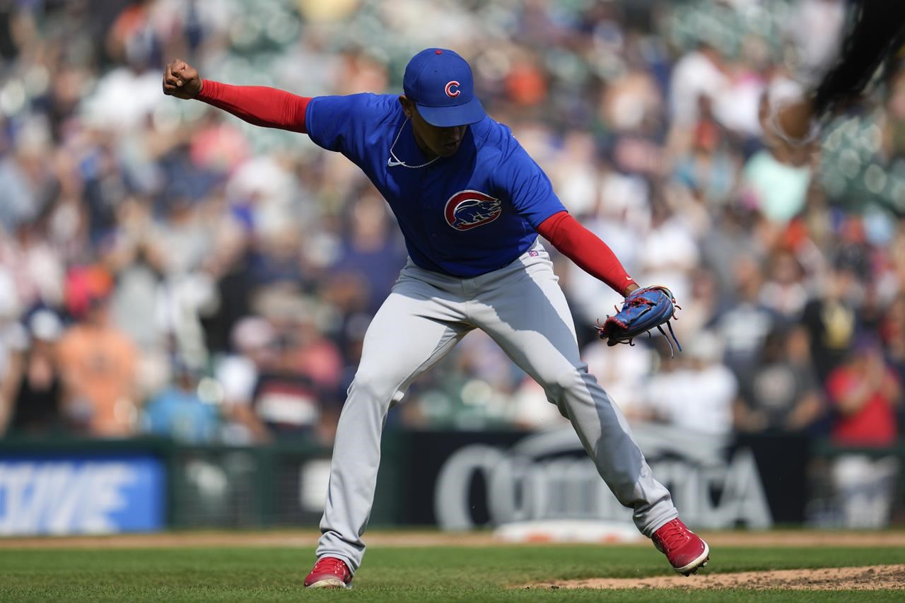 Yan Gomes' single breaks an 8th-inning tie as the wild card-contending Cubs  beat the Tigers 6-4 - Richmond News