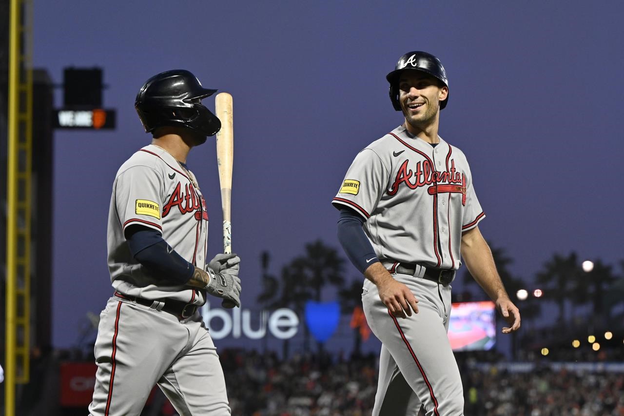 Spencer Strider becomes first 15th-game winner, Braves beat Giants 5-1