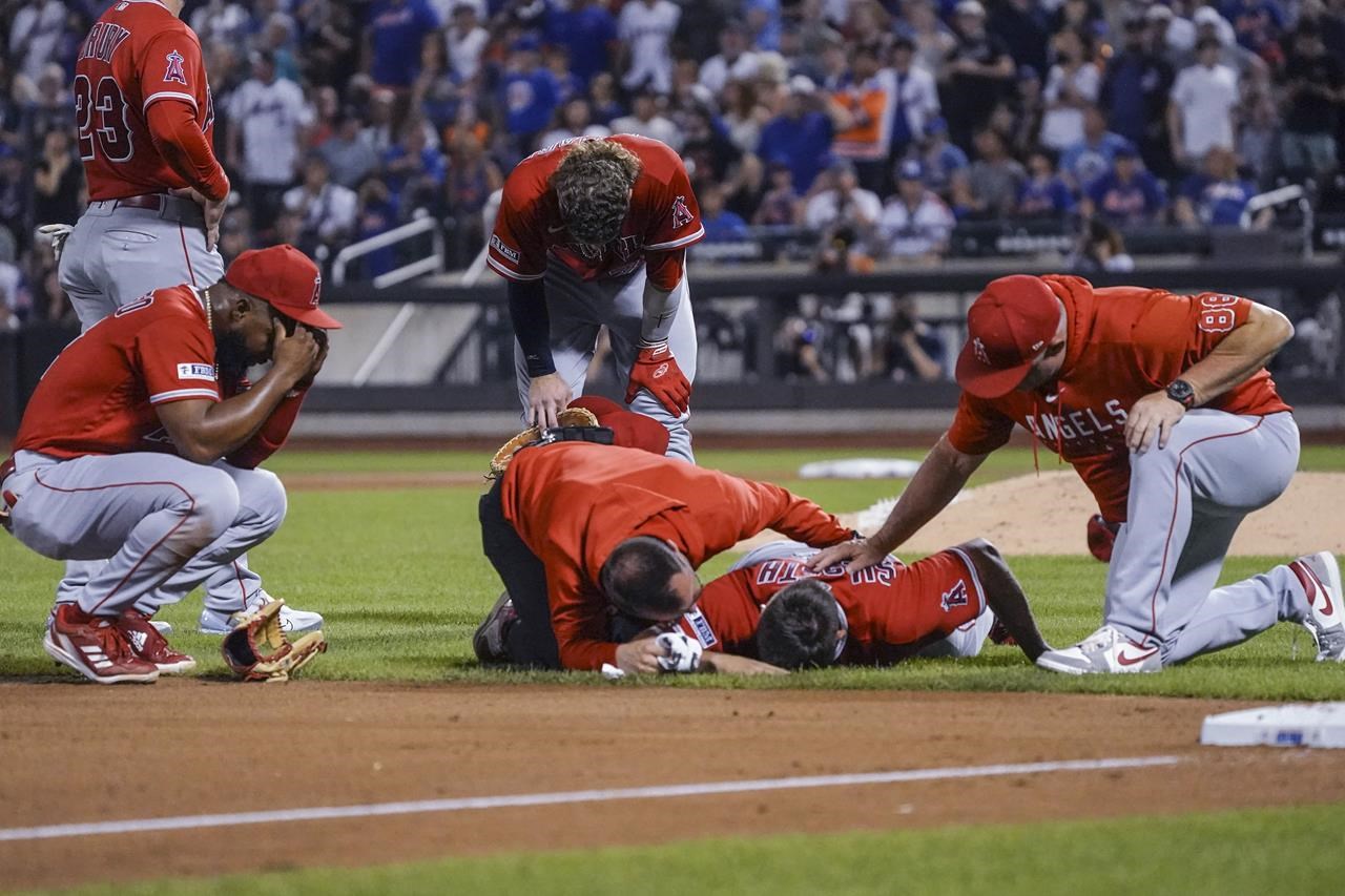 MLB umpire hospitalized after getting hit in the head during 'scary' moment