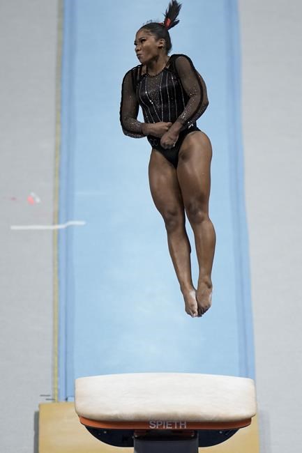 Simone Biles Leads U.S. Gymnastics to Record Win at World