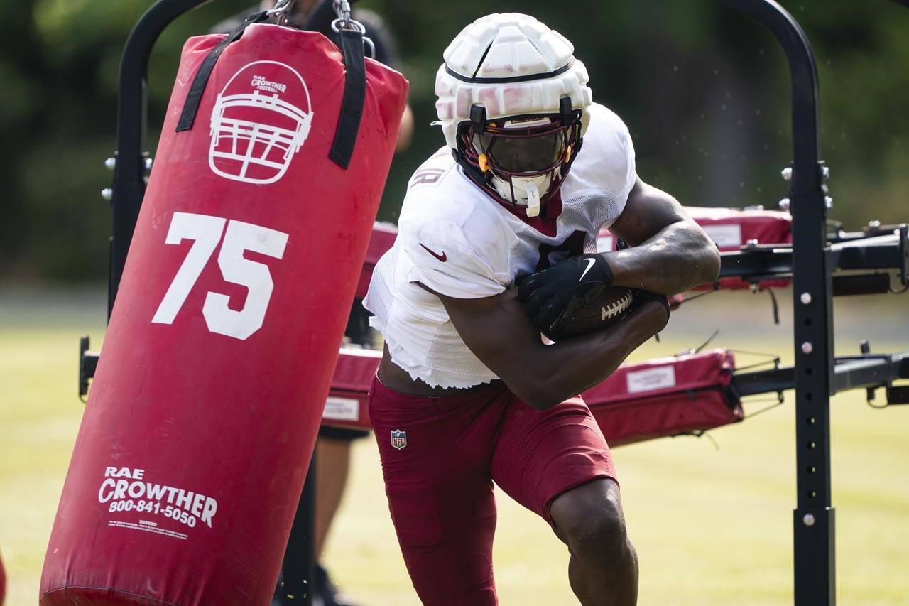 Commanders' Brian Robinson Jr. returns to practice two weeks after being  shot