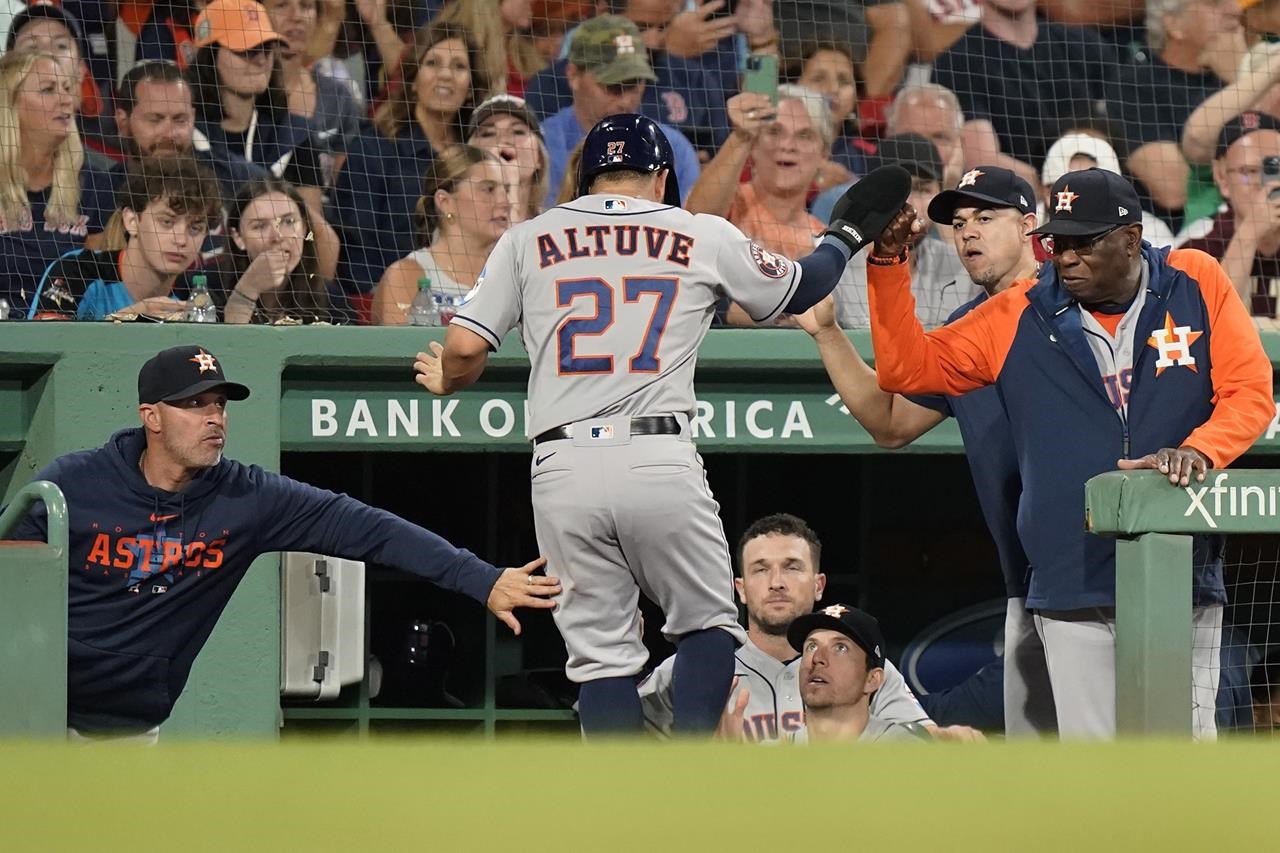 Houston Astros - History. Jose Altuve's 175th home run passes
