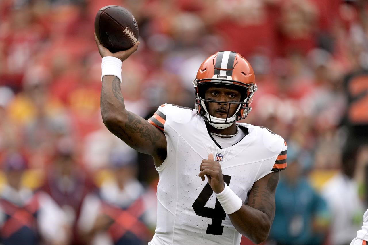 Browns expecting big things with Deshaun Watson on field from start after  suspension-altered season - St. Albert Gazette