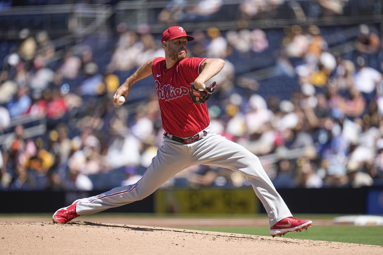 Kyle Schwarber's 465-foot leadoff homer starts Phillies off with a