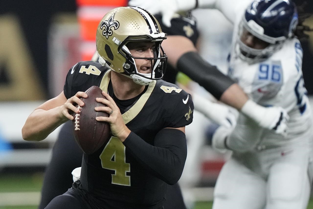 New Orleans Saints edge the Tennessee Titans 16-15