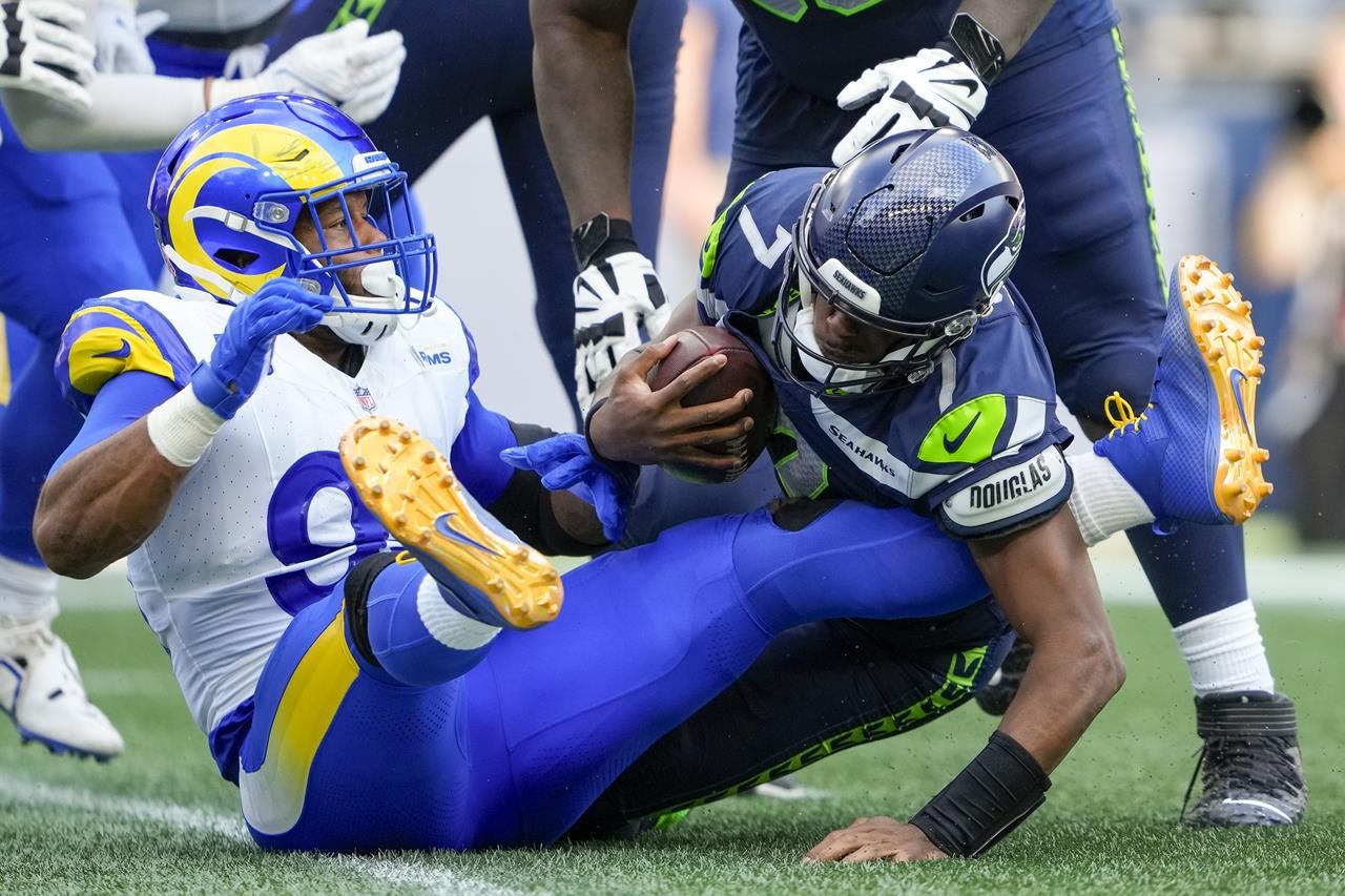 Seahawks' DK Metcalf fined for hit on Ahkello Witherspoon