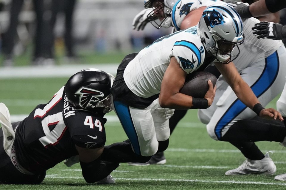 Falcons place linebacker Troy Andersen on IR with possible season-ending  shoulder injury