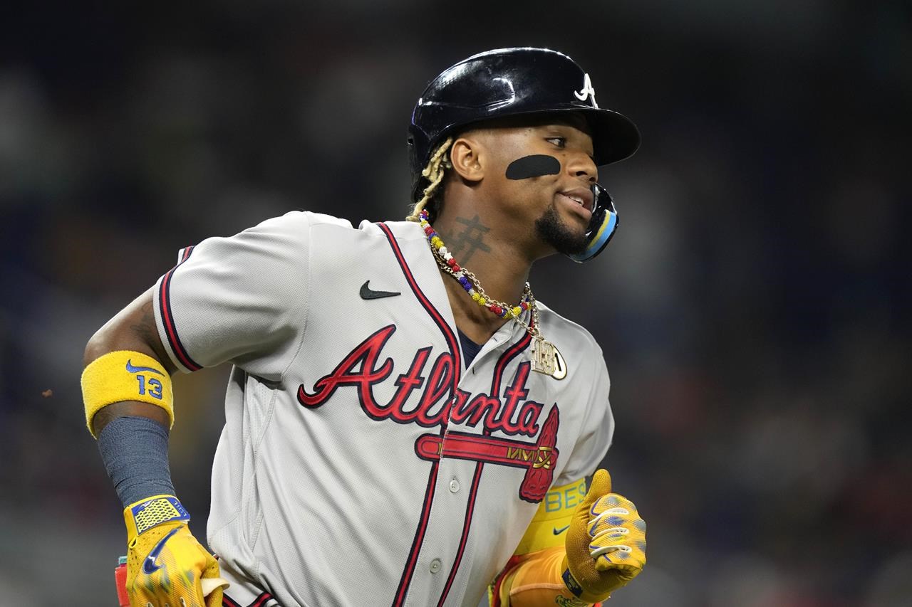 Braves sweep Marlins after Ronald Acuna Jr. leaves with knee