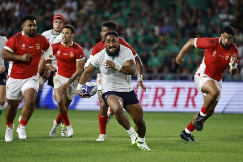 Ireland puts Tonga away at the Rugby World Cup, underdog Portugal harasses  Wales and Samoa arrives