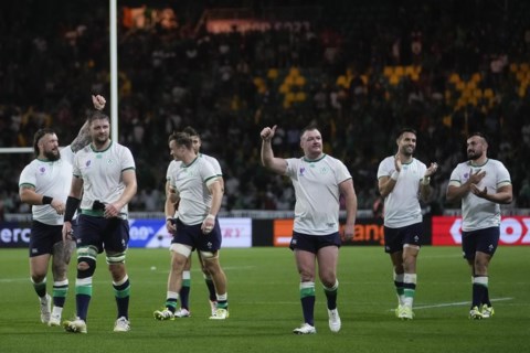 Ireland puts Tonga away at the Rugby World Cup, underdog Portugal harasses  Wales and Samoa arrives