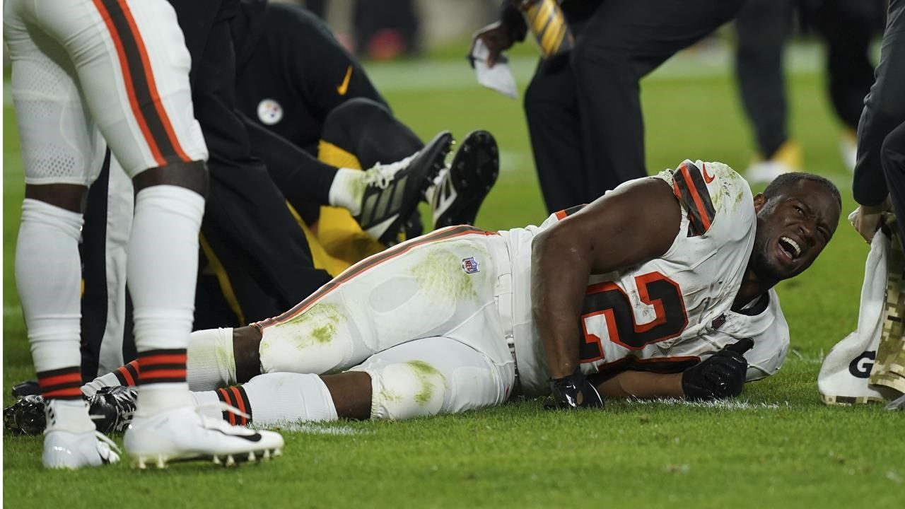 Browns RB Nick Chubb out for season; Kareem Hunt could return, National  Sports