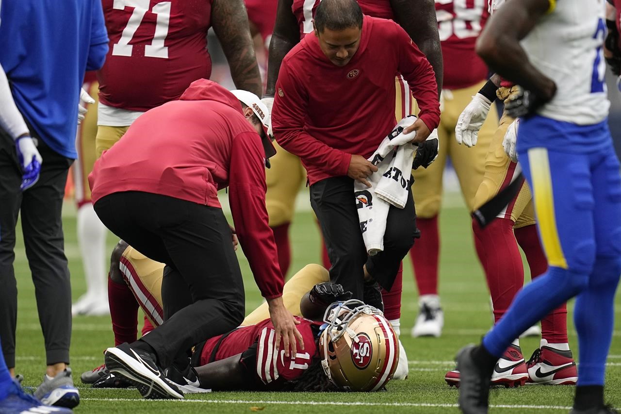 49ers star Brandon Aiyuk officially out vs. Giants