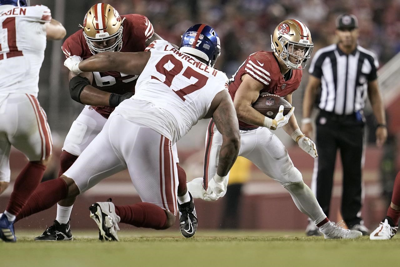 Giants at 49ers (-9.5): Thursday Night Football Open Thread