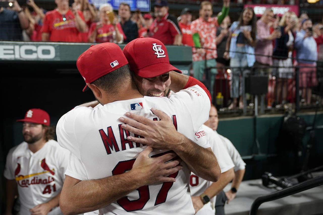 Cardinals' right hander Adam Wainwright, 42, says he has thrown