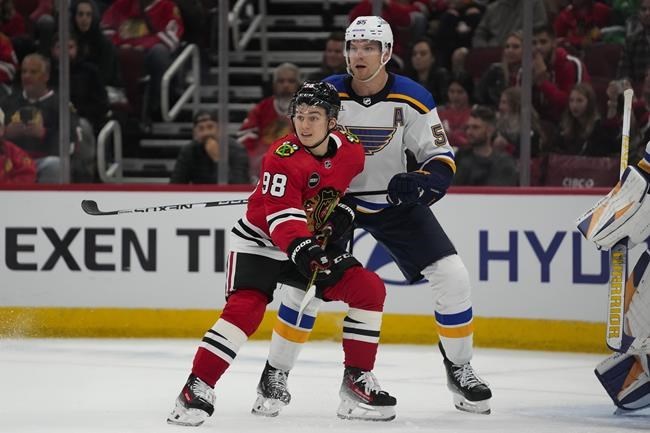 Connor Bedard skates in his first NHL exhibition game with the Chicago  Blackhawks Midwest News - Bally Sports